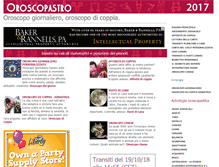 Tablet Screenshot of oroscopastro.com